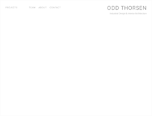 Tablet Screenshot of oddthorsen.no